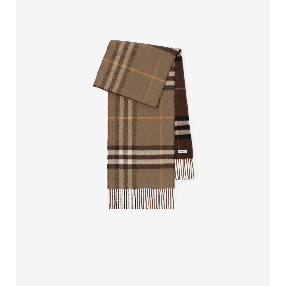  Check Reversible Cashmere Scarf