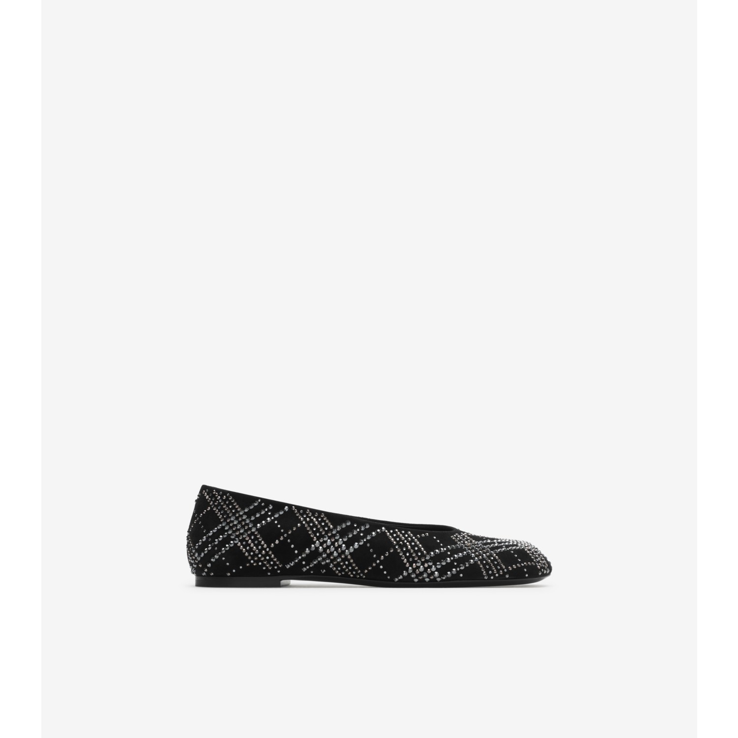 Crystal Check Baby Ballerinas