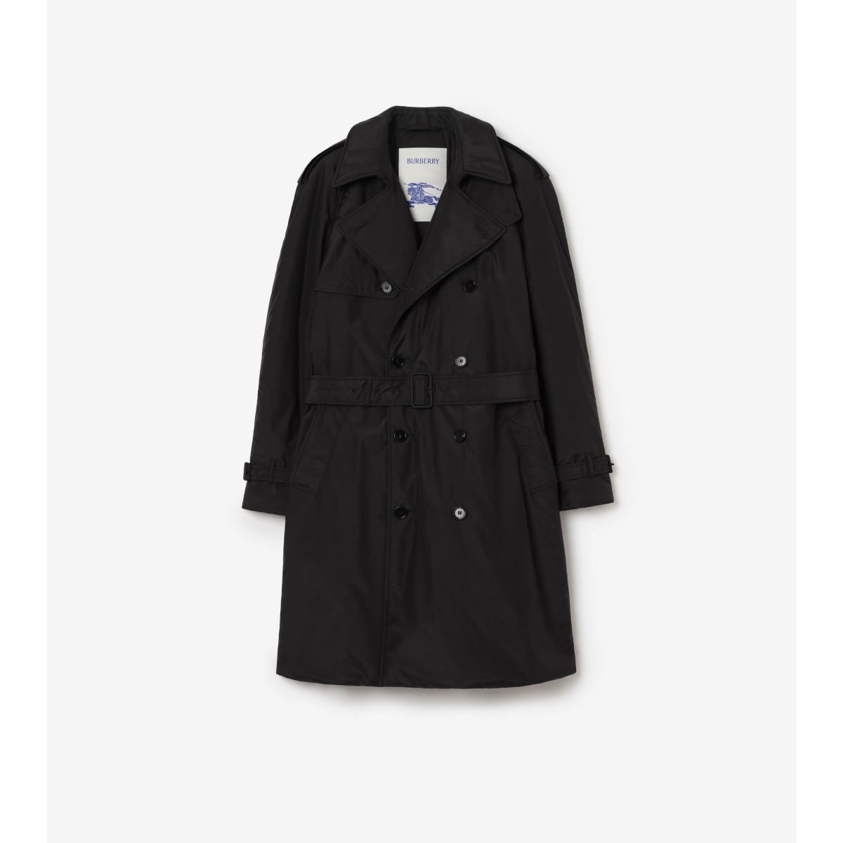  Long Cotton Nylon Padded Trench Coat