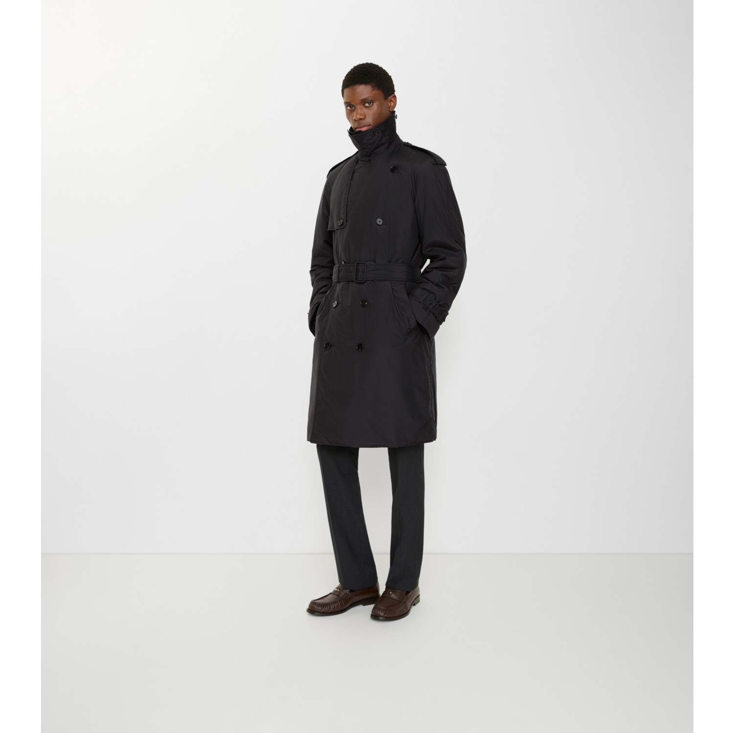 0315-151 Burberry'sコート　シミあり 中古・古着通販】Burberry's (バーバリーズ) ステンカラーコート