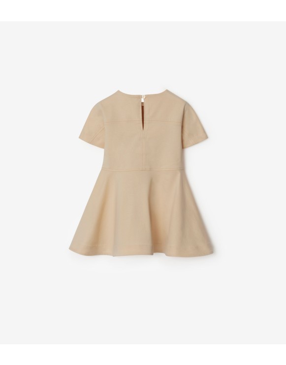 Check Label Cotton Dress