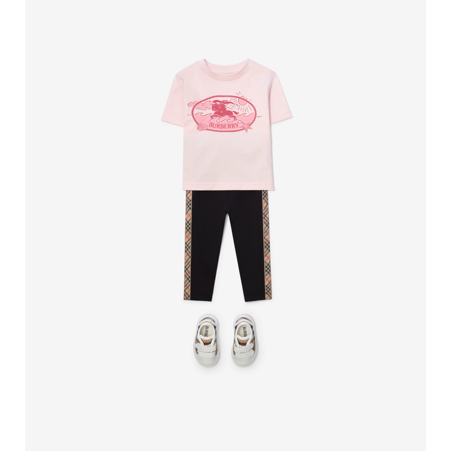 Legging en nylon avec Check
