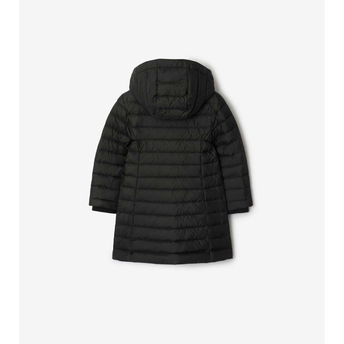  Check Hooded Puffer Coat