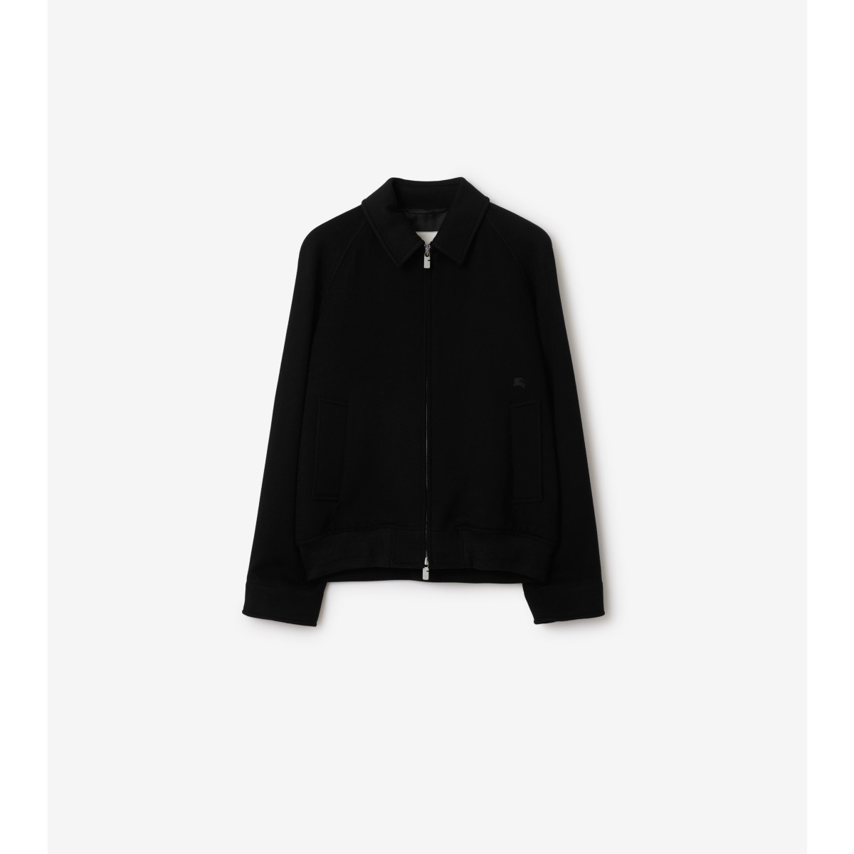 Burberry Cashmere Lightweight Jacket In Black