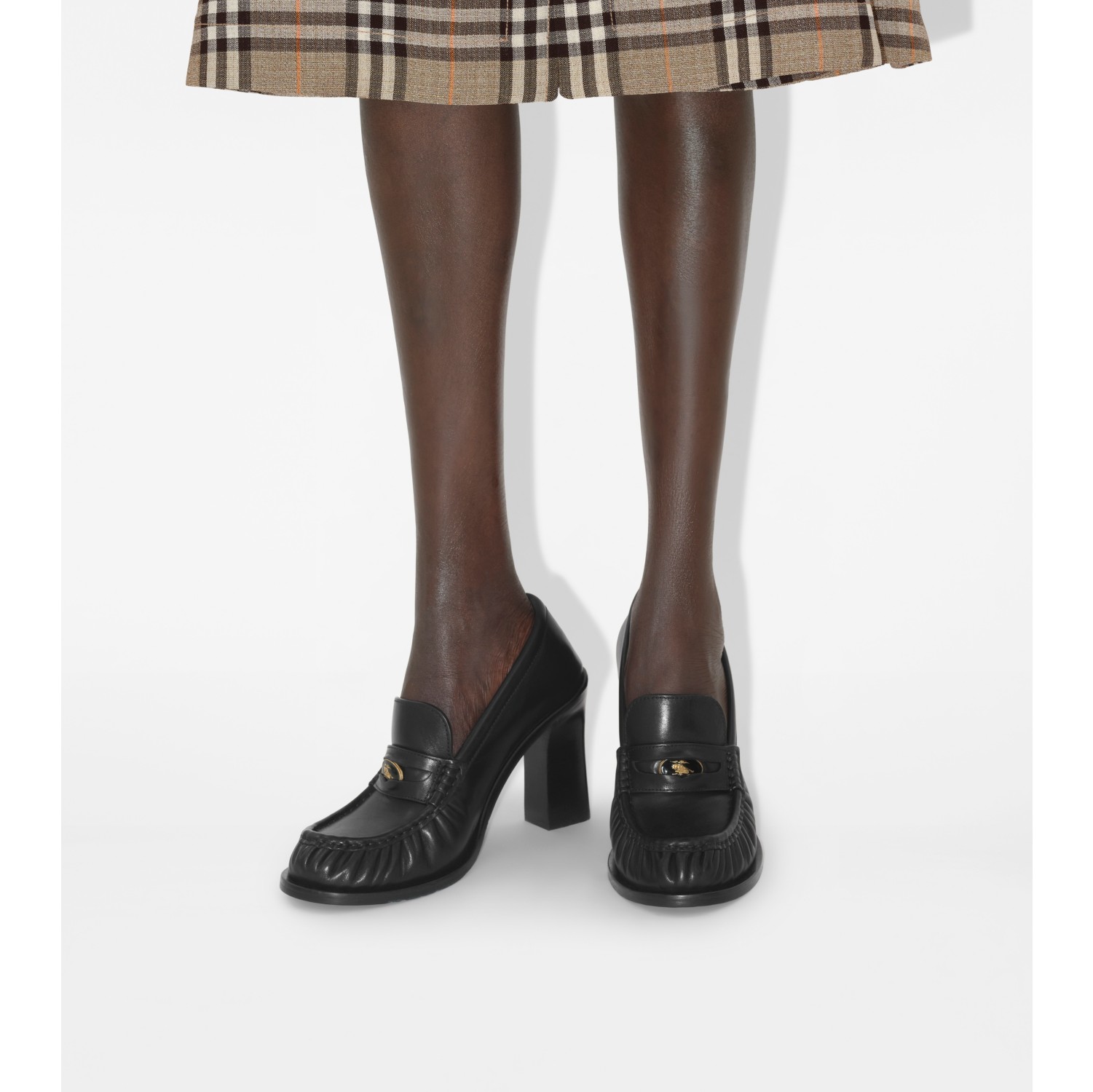 Mocassini con tacco Cadet in pelle