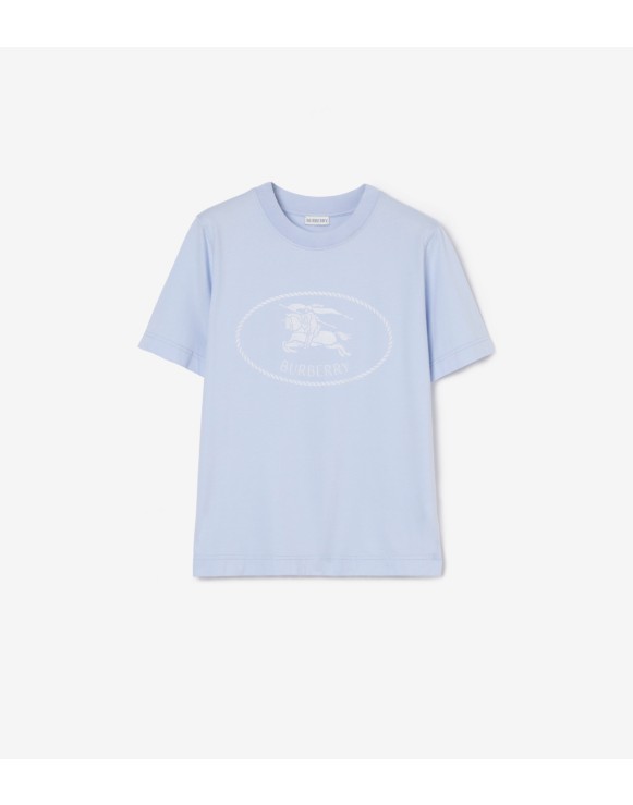 Knight Stamp Cotton T-shirt