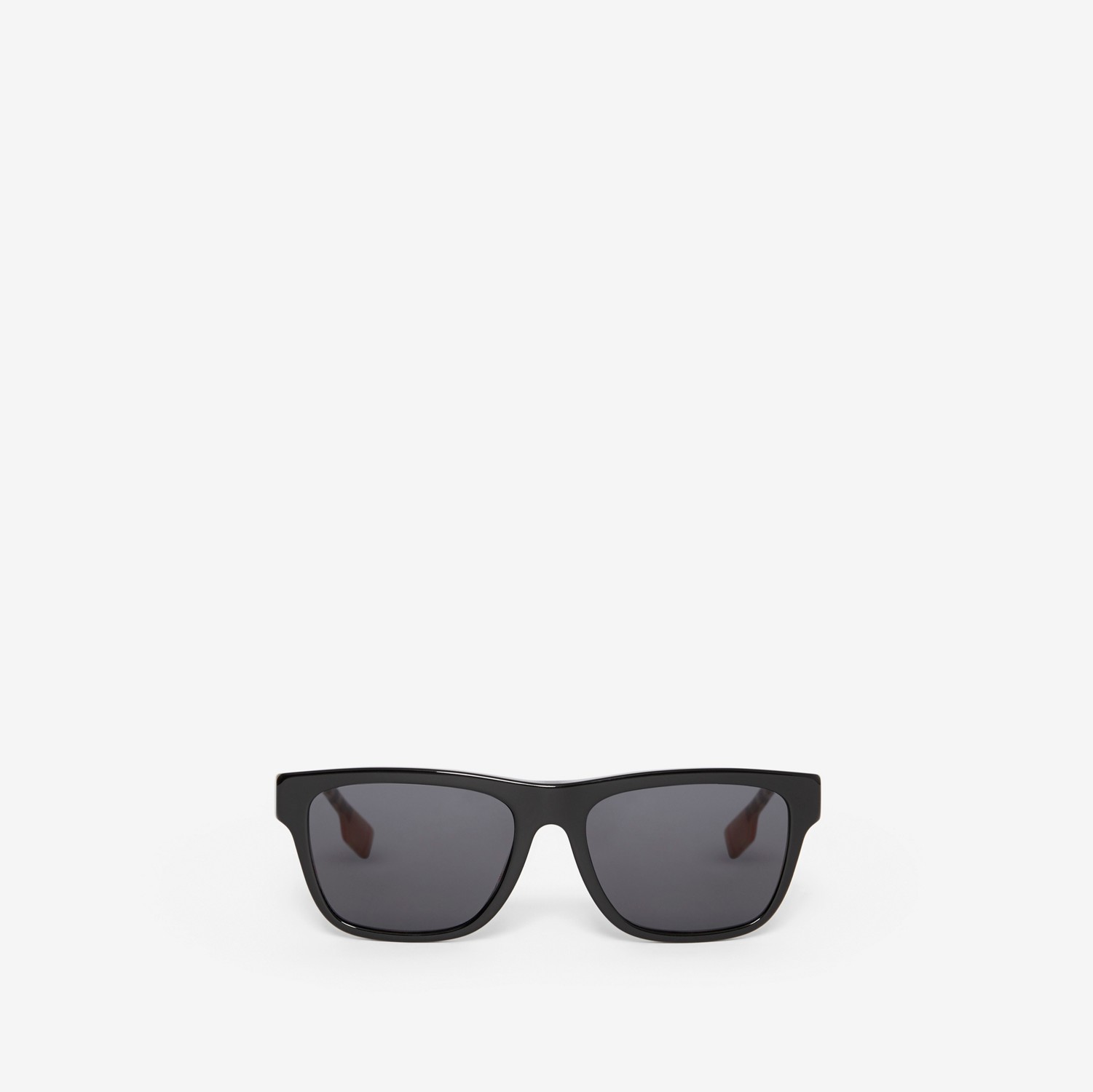 Gafas de sol de montura cuadrada con cuadros Vintage Checks (Negro/beige) - Hombre | Burberry® oficial