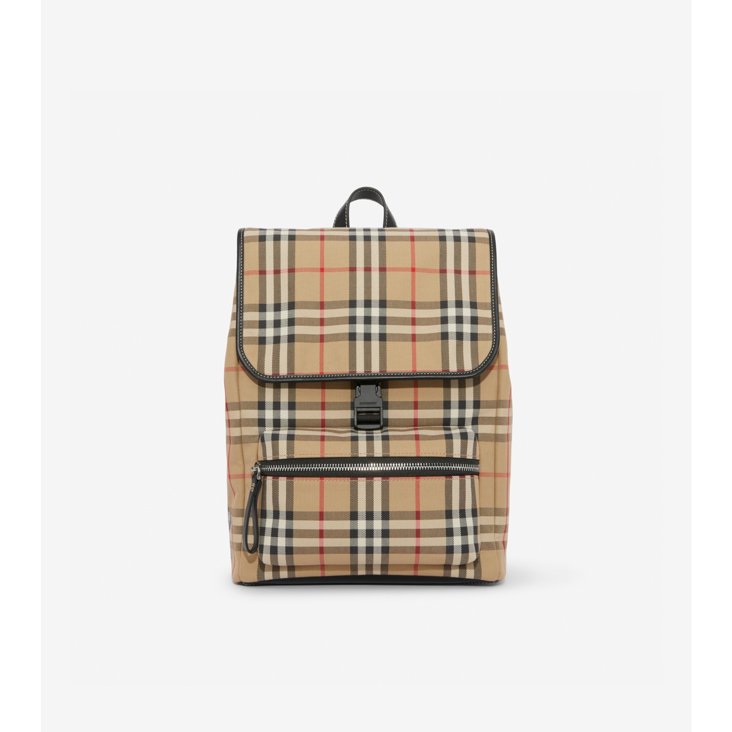 Vintage Check Cotton Backpack in Archive Beige - Children