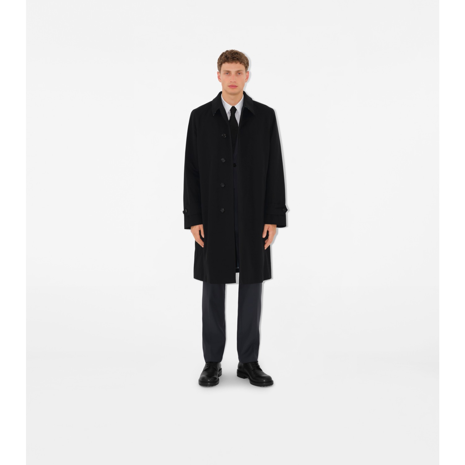 Long Gabardine Car Coat