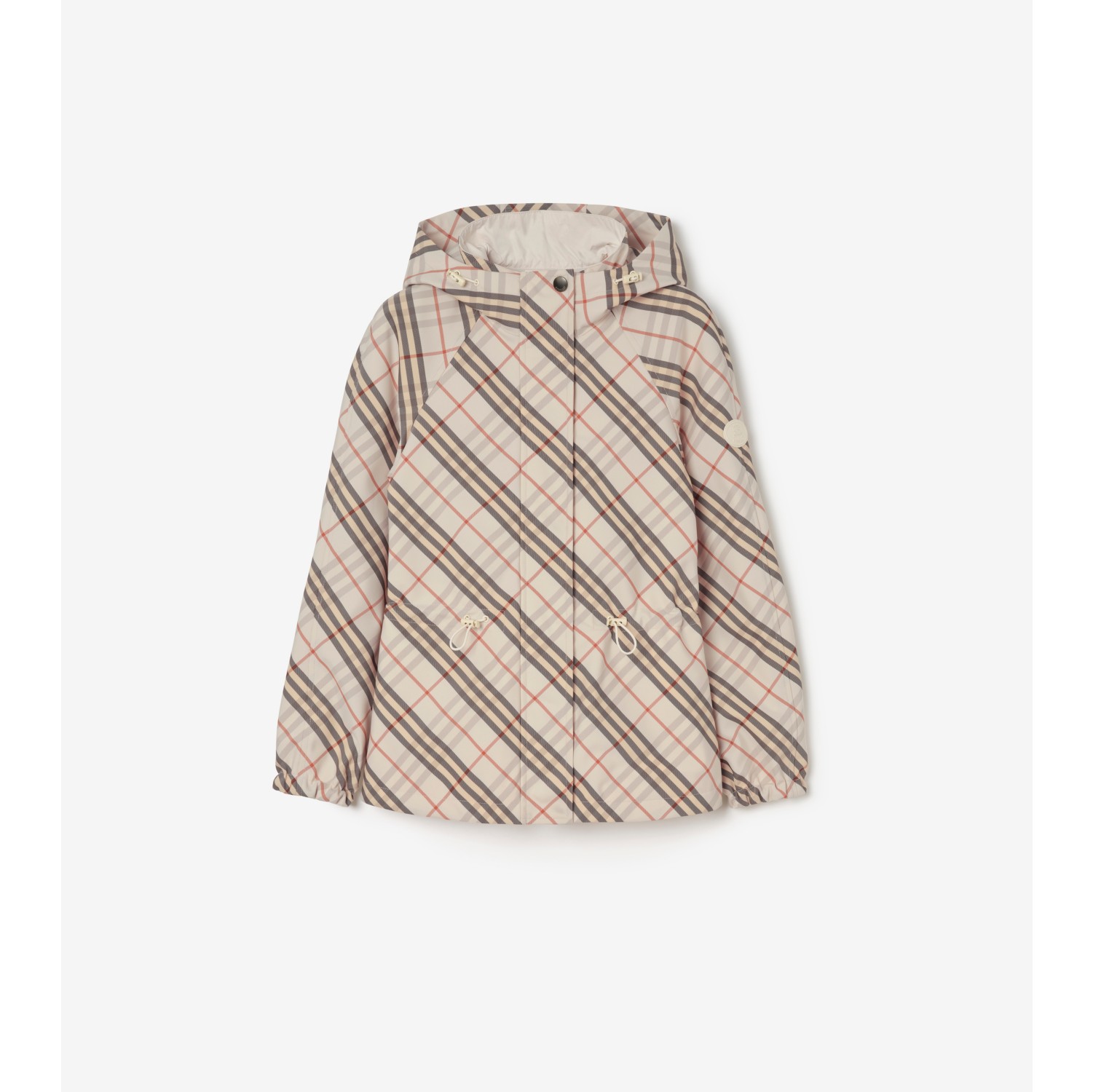 Reversible Check Hooded Jacket