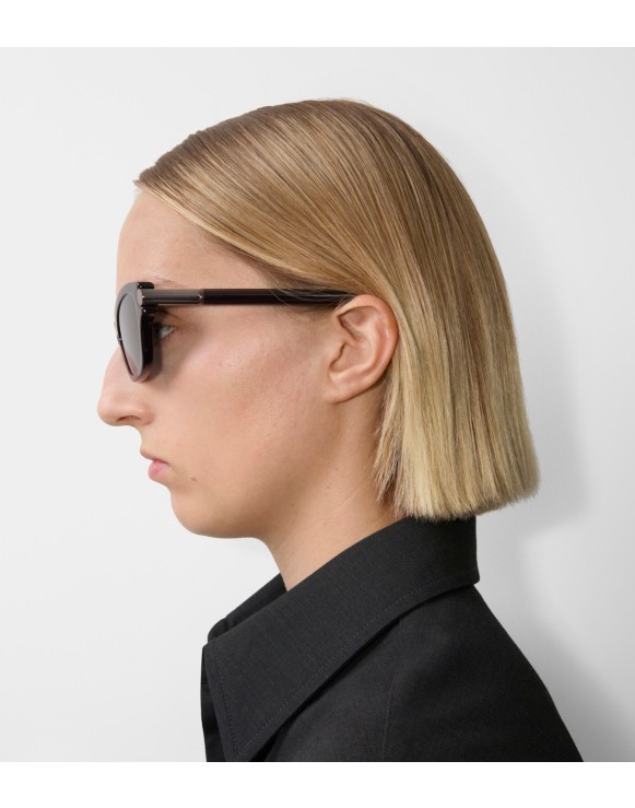 Burberry women's 57mm heritage gabardine lace round sunglasses sale