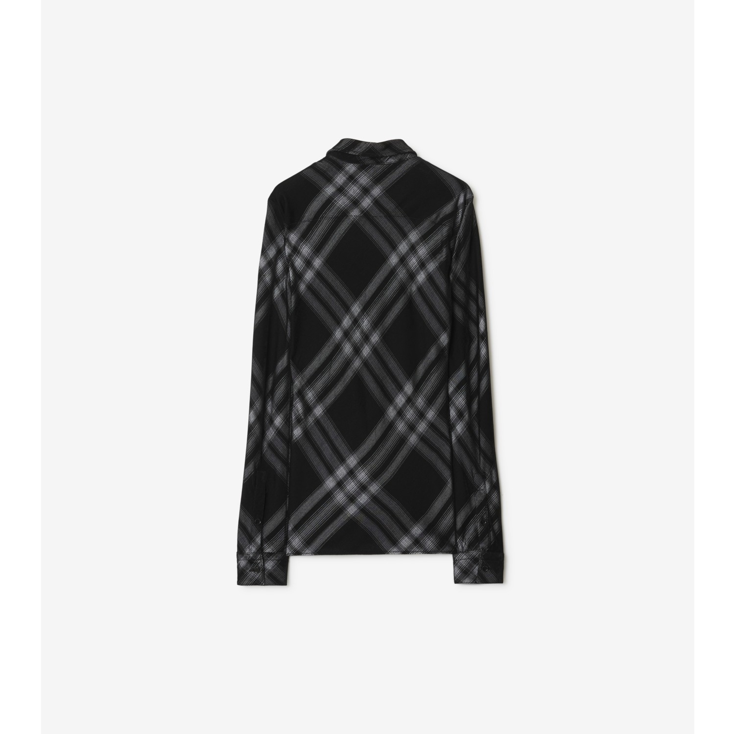 Check Shirt in Monochrome - Women, Technical | Burberry® Official