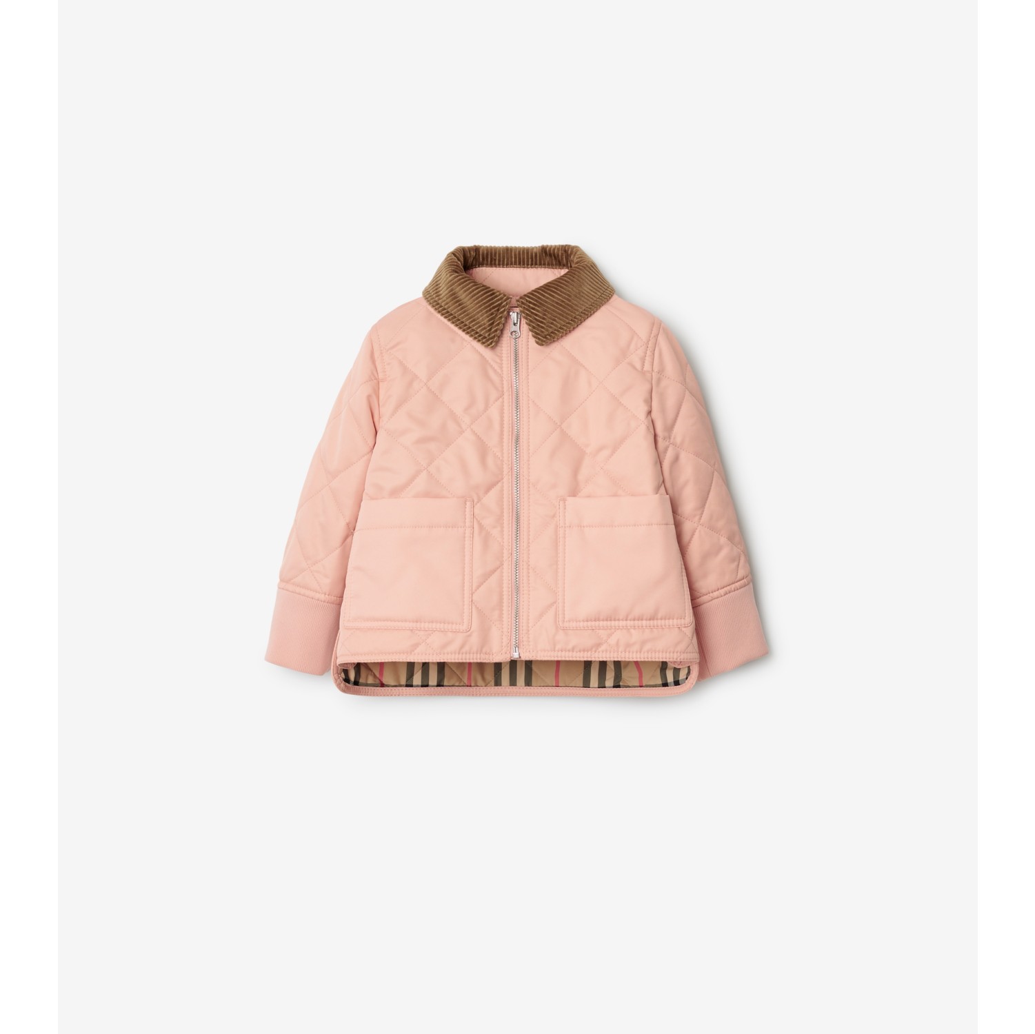 Pink hot sale burberry jacket