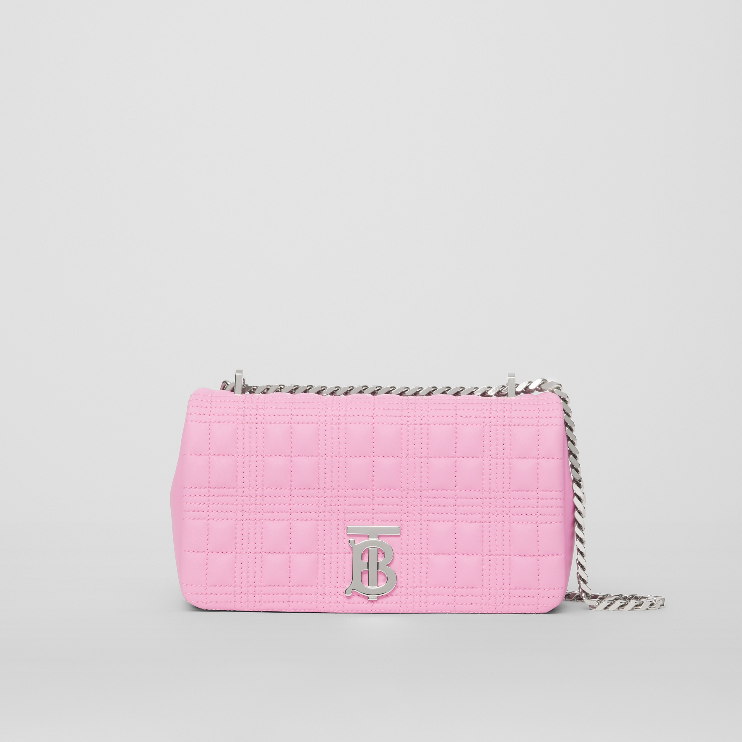 Quilted Leather Small Lola Bag in Primrose Pink - Women | Burberry® Official - 1