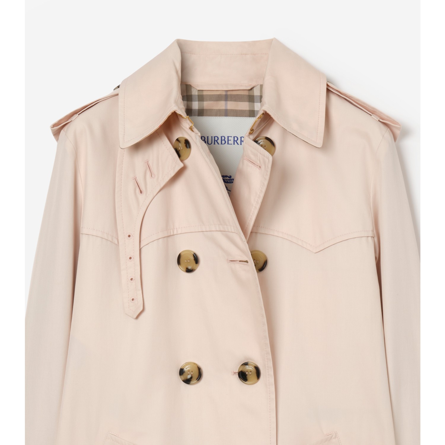 Short Gabardine Summerside Trench Coat​