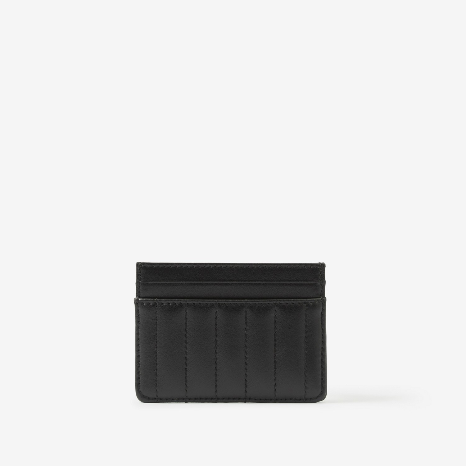 Quilted Leather Lola Card Case in Black/palladium - Women | Burberry® Official