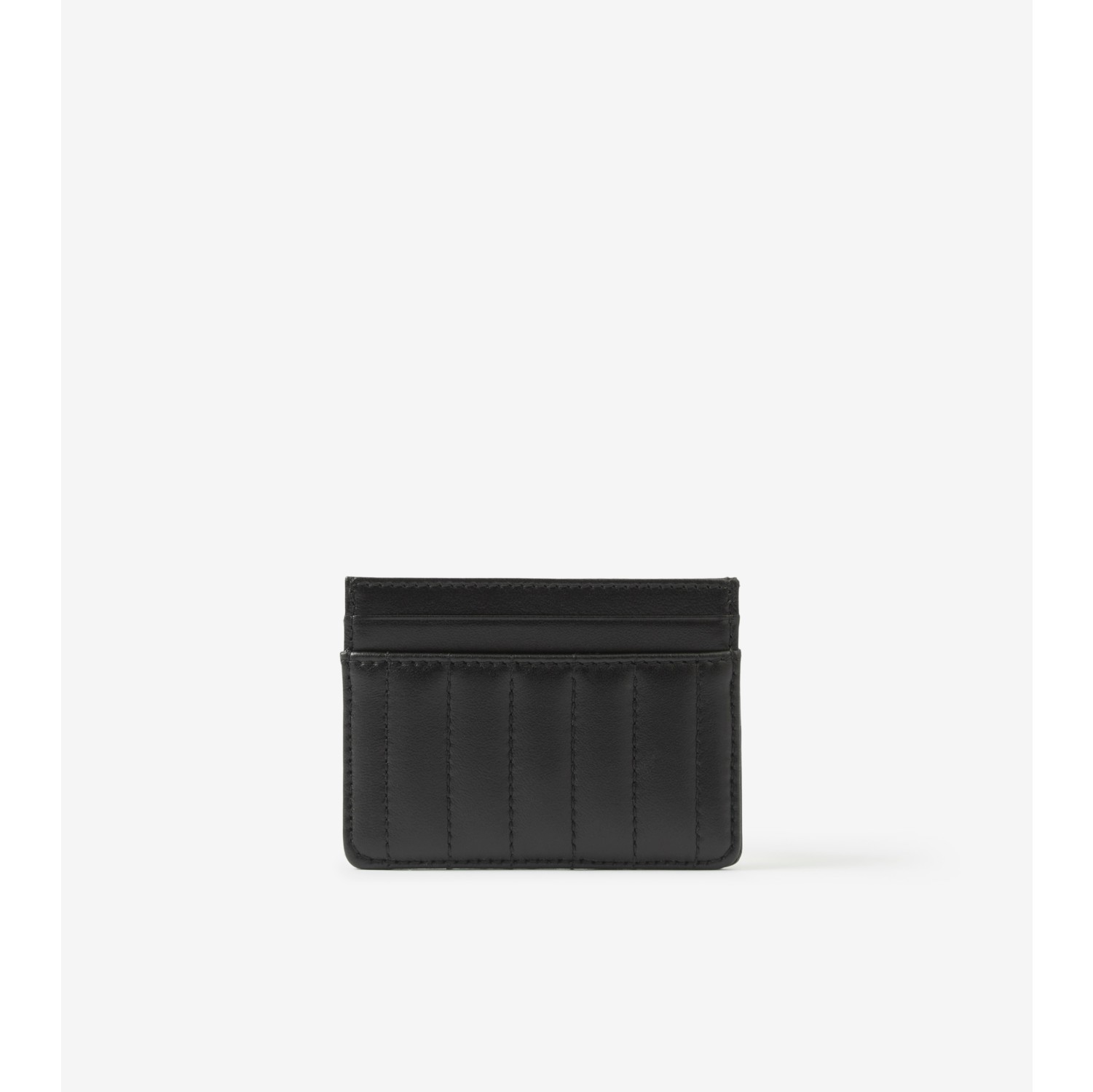 Quilted Leather Lola Card Case in Black/palladium - Women | Burberry ...