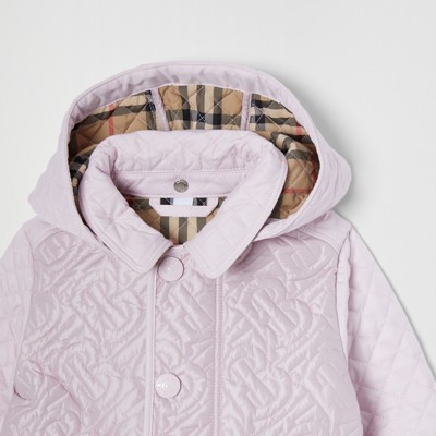 burberry quilted jacket with hood