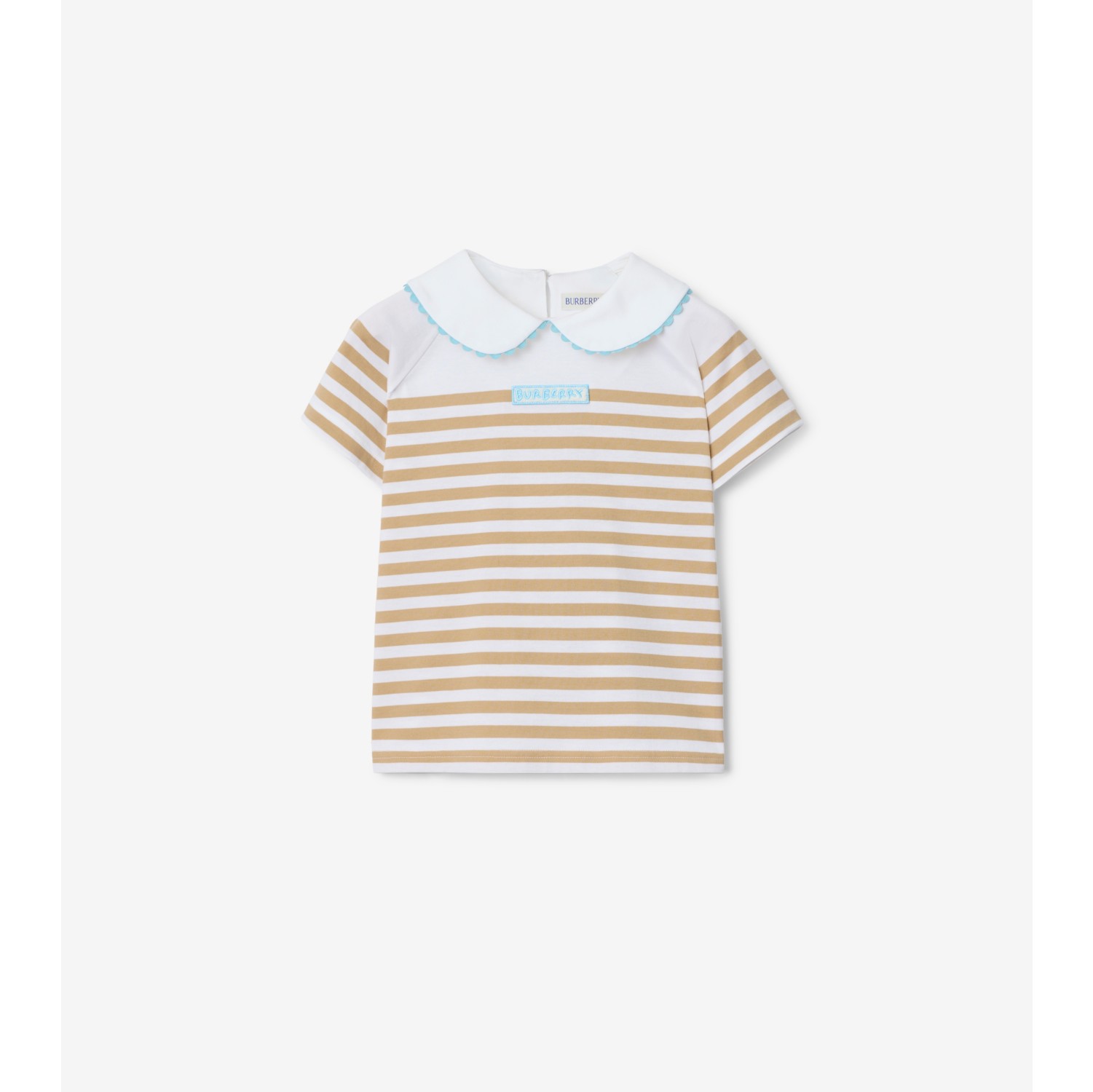 Logo Stripe Cotton T-shirt