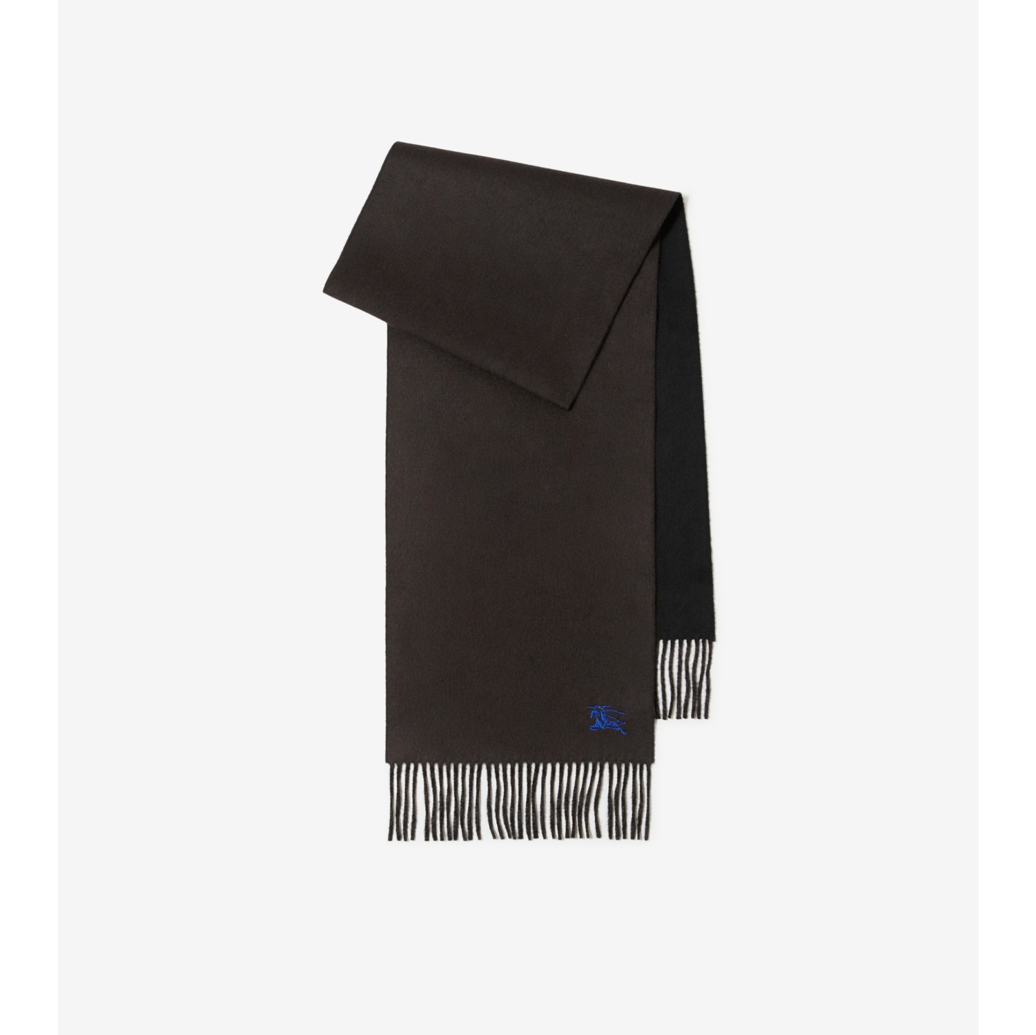 EKD Cashmere Reversible Scarf in Otter/black | Burberry® Official