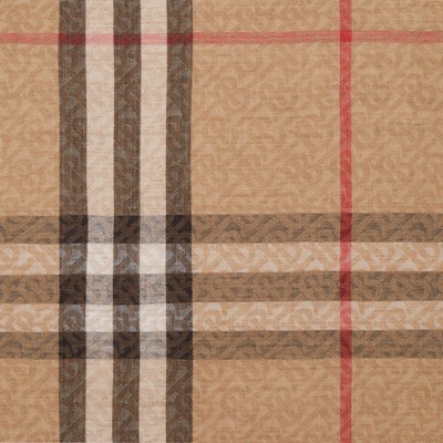 burberry wool and silk scarf