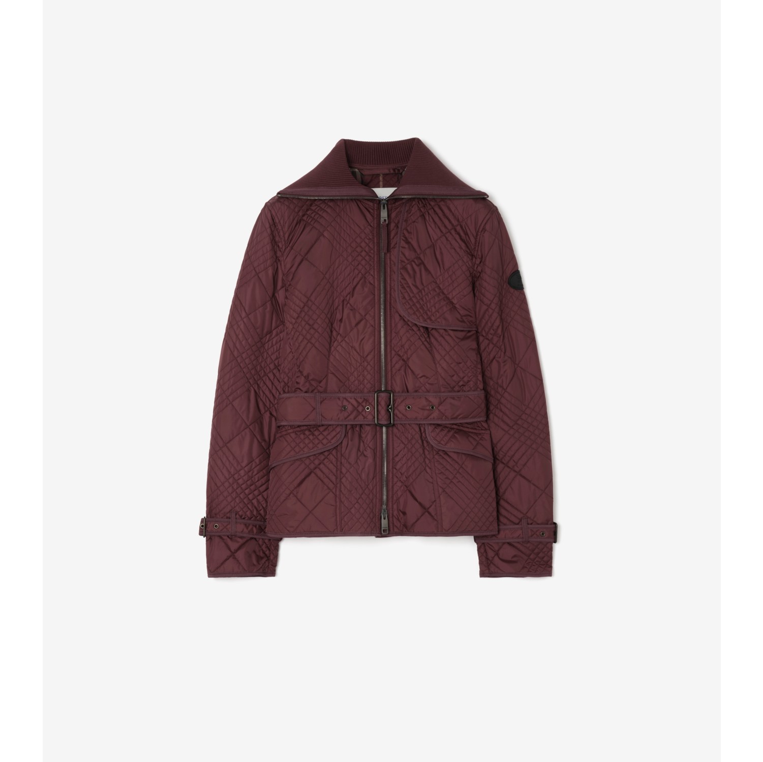 Micro Check-stitch Nylon Abbeydale Jacket