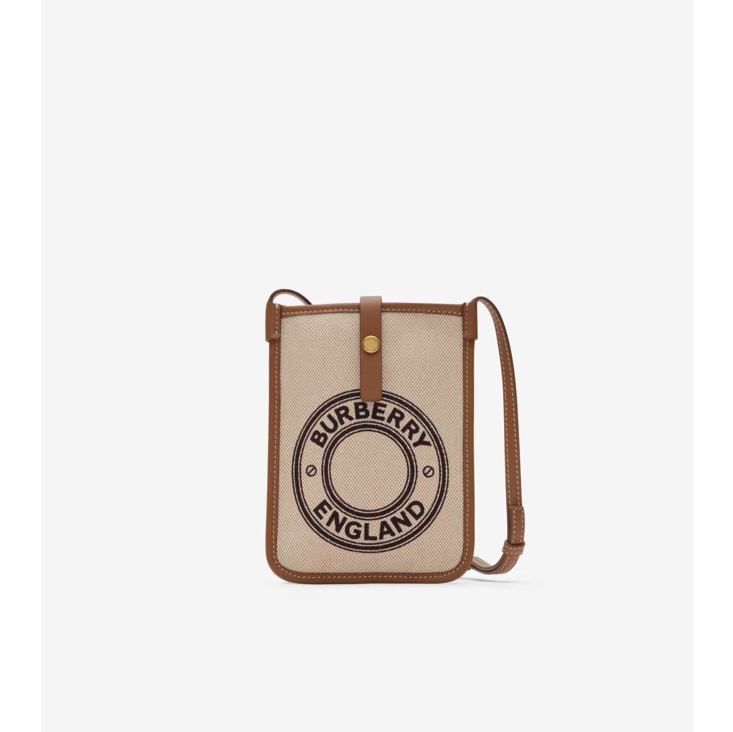 Logo Graphic Canvas Phone Pouch