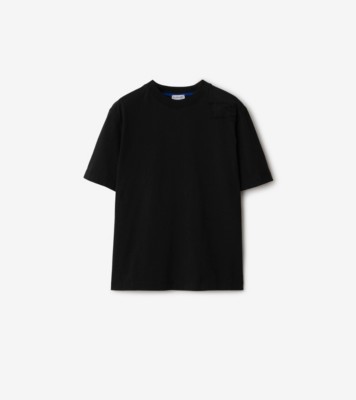 T-shirt en coton (Noir) - Femme | Site officiel Burberry®