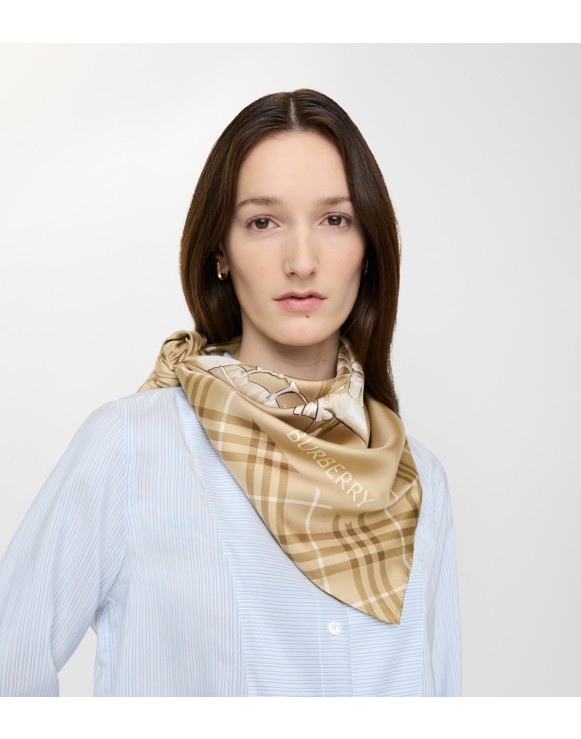 ウィメンズ デザイナー シルクスカーフ | Burberry® 公式サイト