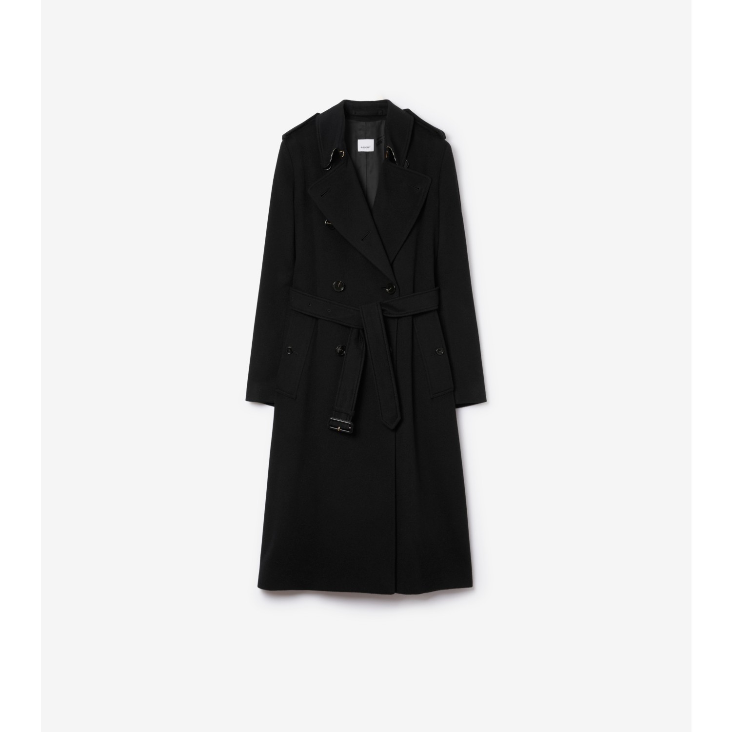 Black wool hotsell trench womens