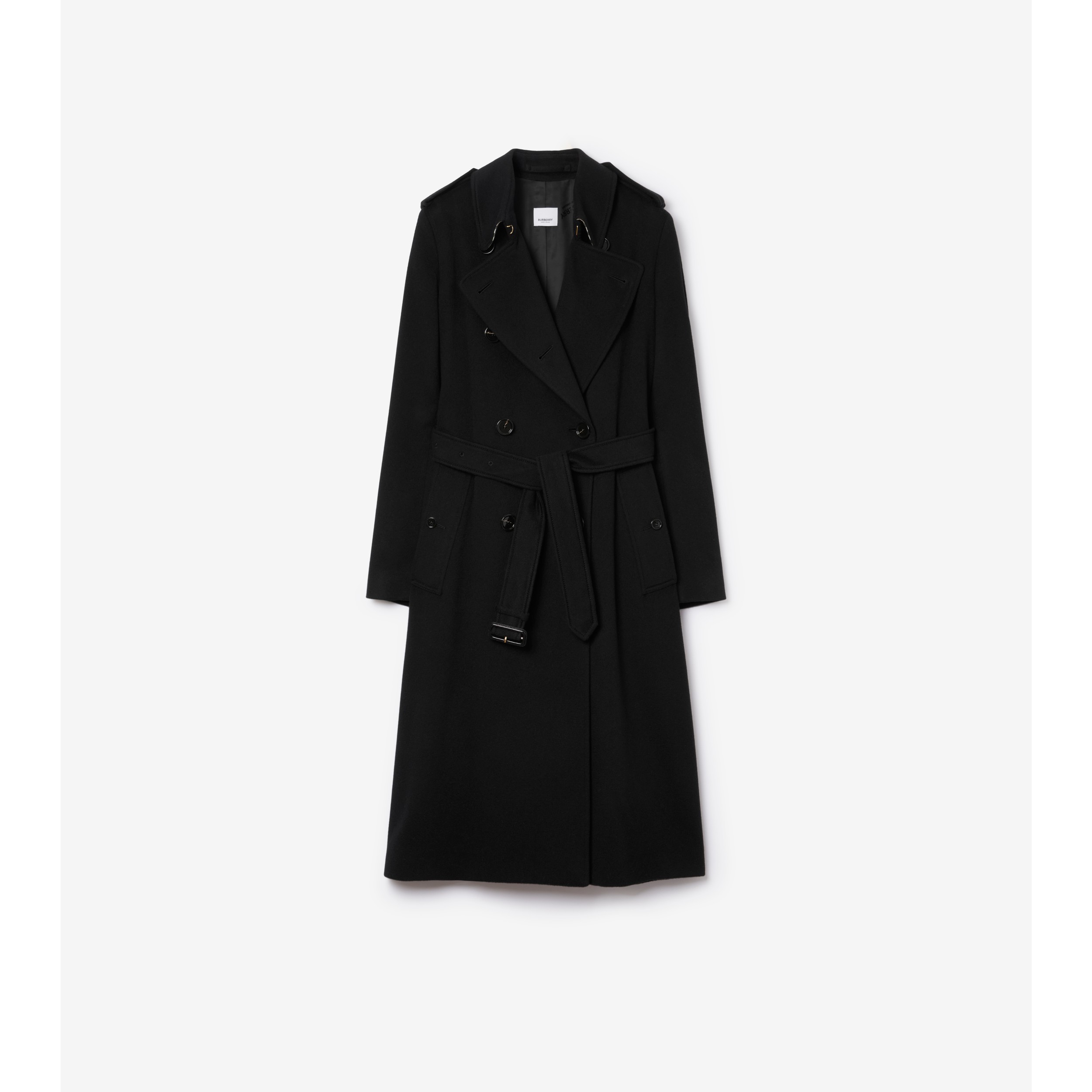 Cashmere Kensington Trench in Black Women | Burberry® Official