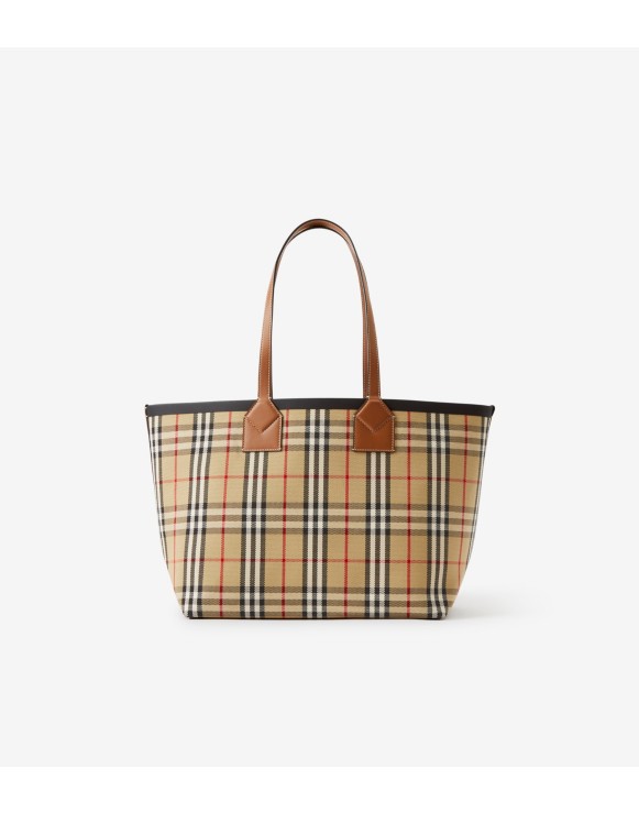 トート | キャンバス＆レザー | Burberry® 公式サイト