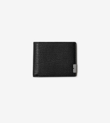 B Cut Slim Bifold Wallet In Black - Men, Leather | Burberry® Official