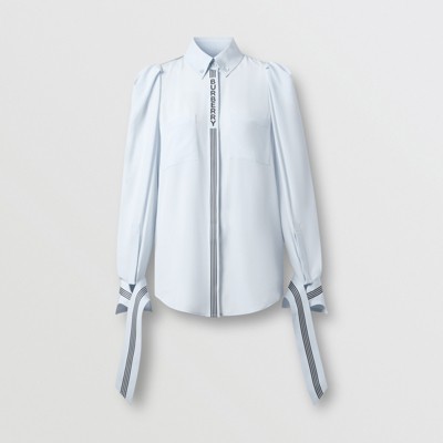 burberry shirt silver