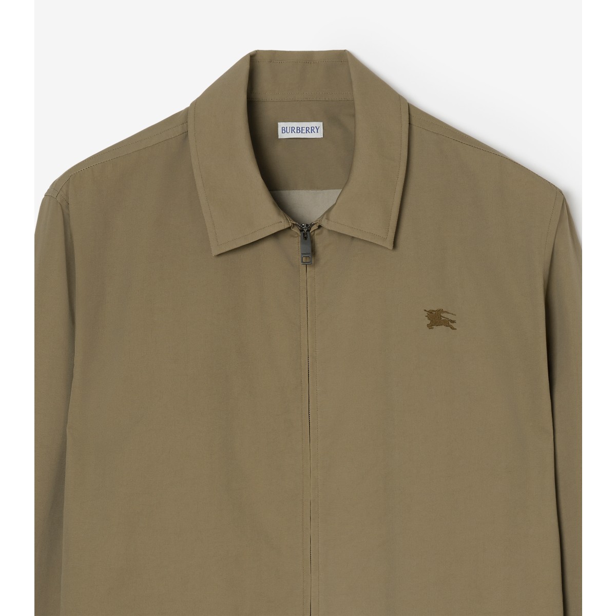  Embroidered Coated Nylon Overshirt