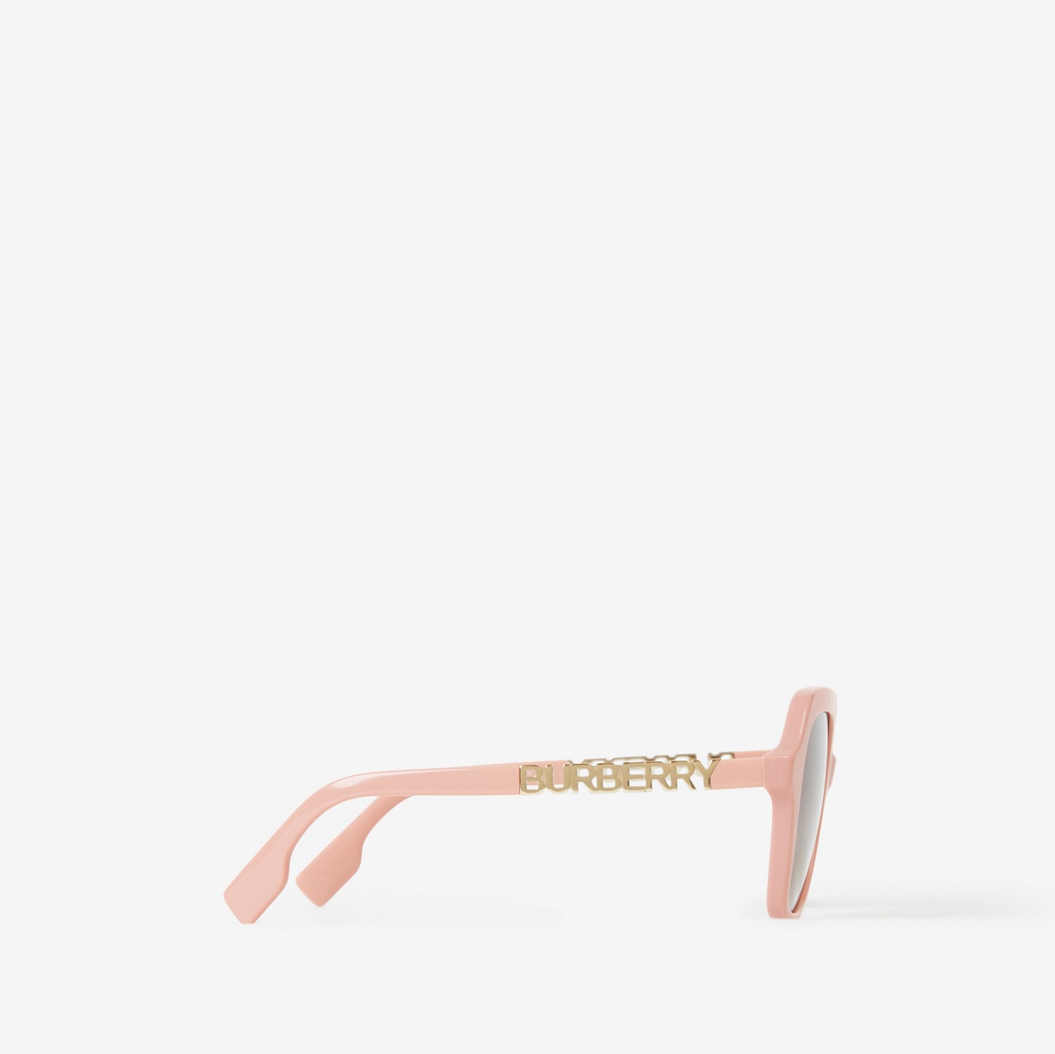 Oversize-Sonnenbrille mit eckiger Fassung (Altrosa) - Damen | Burberry®