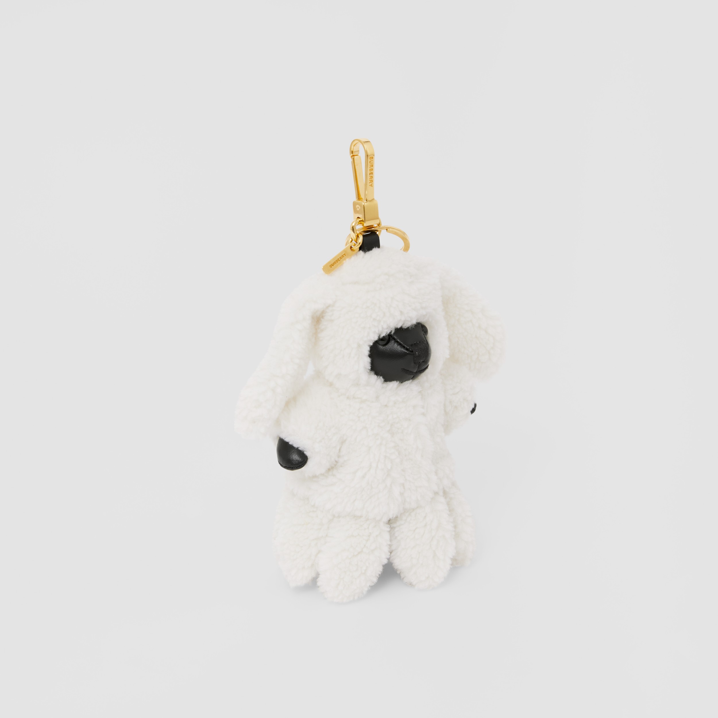 Thomas Bear Charm in Rabbit Costume in Black | Burberry® Official - 1