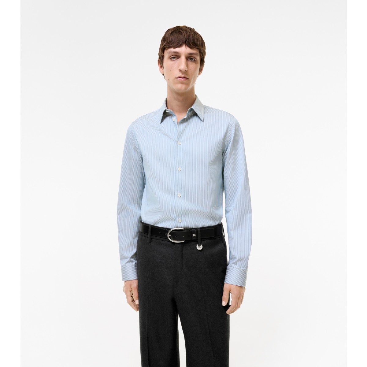  Stripe Slim Fit d Cotton Shirt