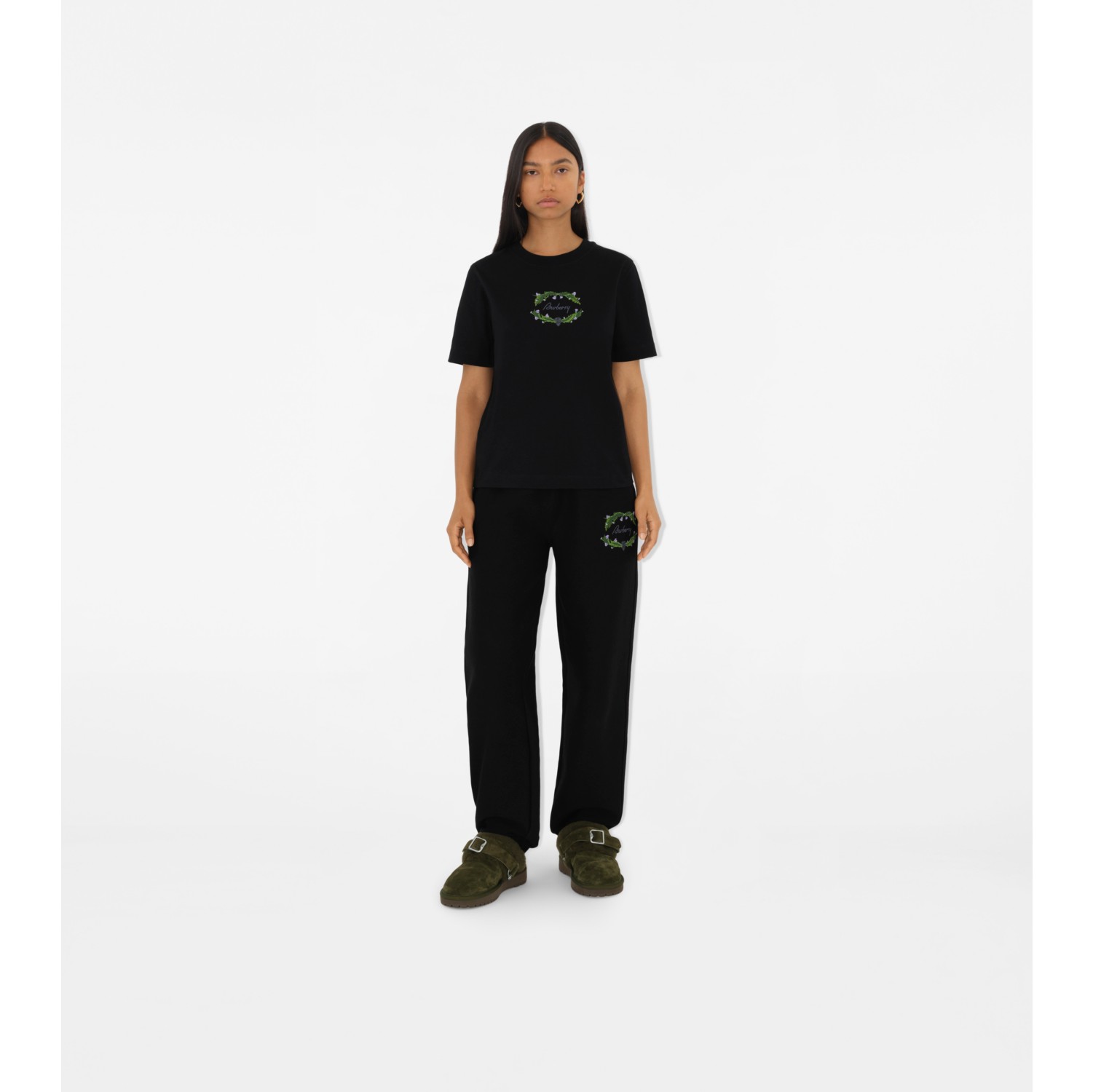 Thistle Logo Cotton Blend Jogging Pants