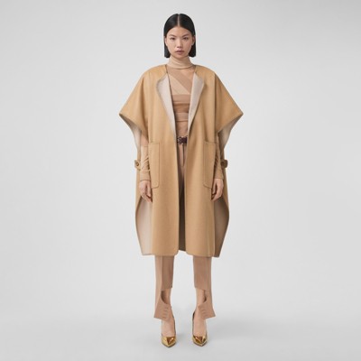 burberry reversible poncho