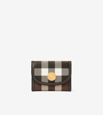 Burberry House Check Coin Purse in Natural