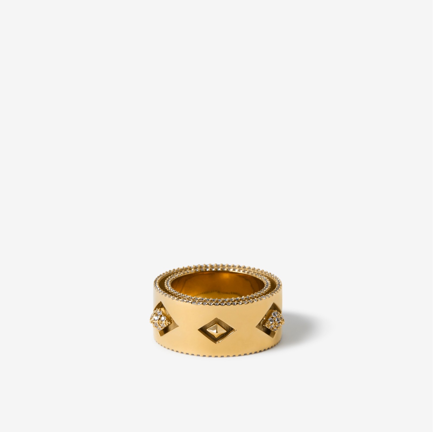 Hollow Layer Ring in Gold clear Women Burberry Official