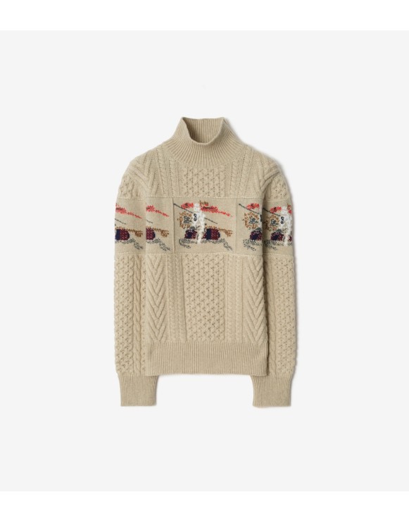 EKD アランニット ウールセーター