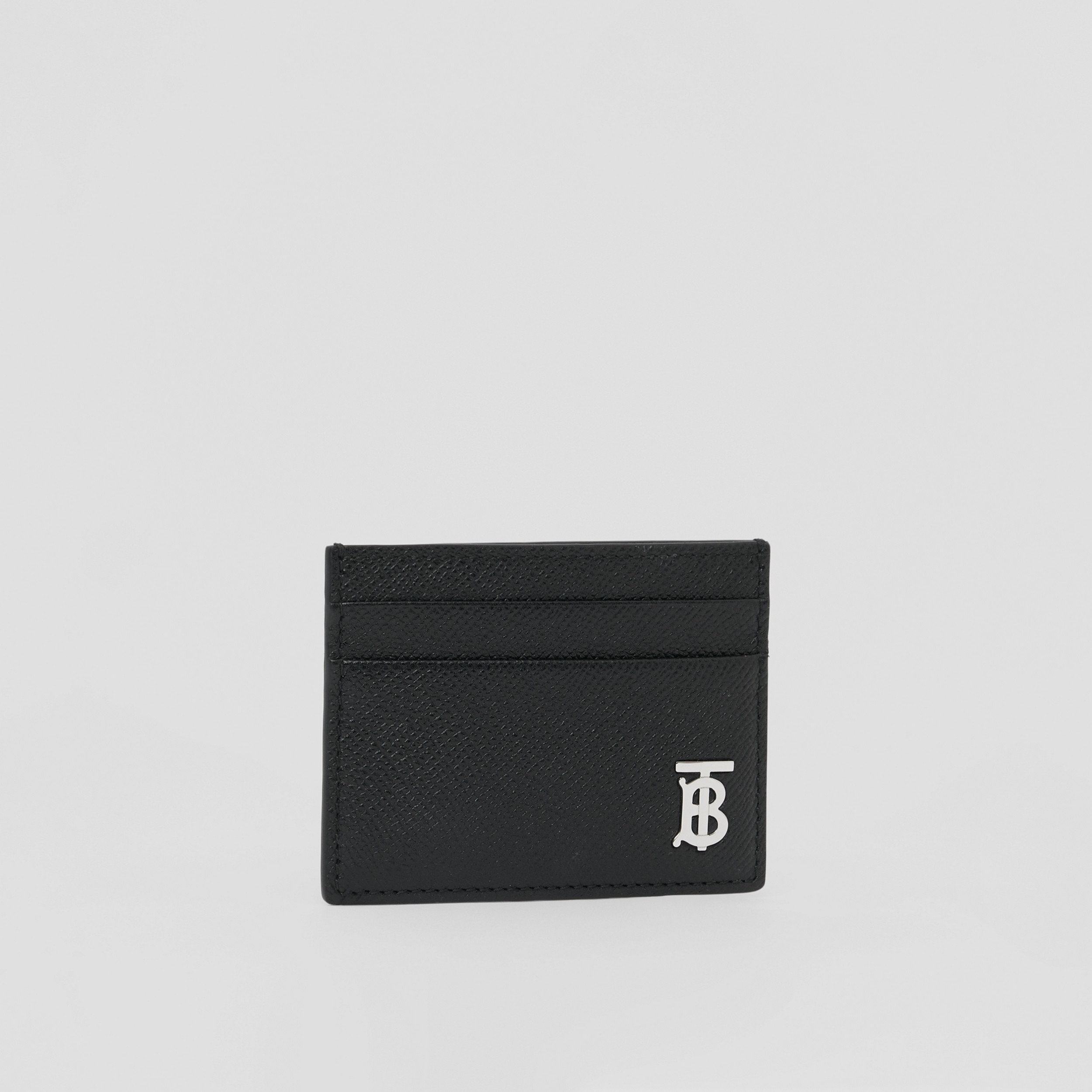 Grainy Leather TB Card Case in Black - Men | Burberry® Official - 4