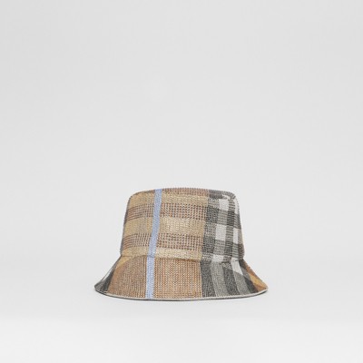 burberry laminated hat