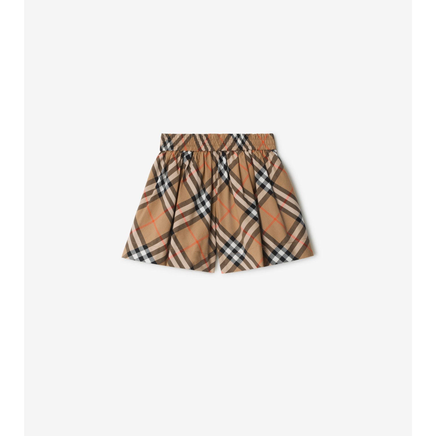 Check Cotton Shorts
