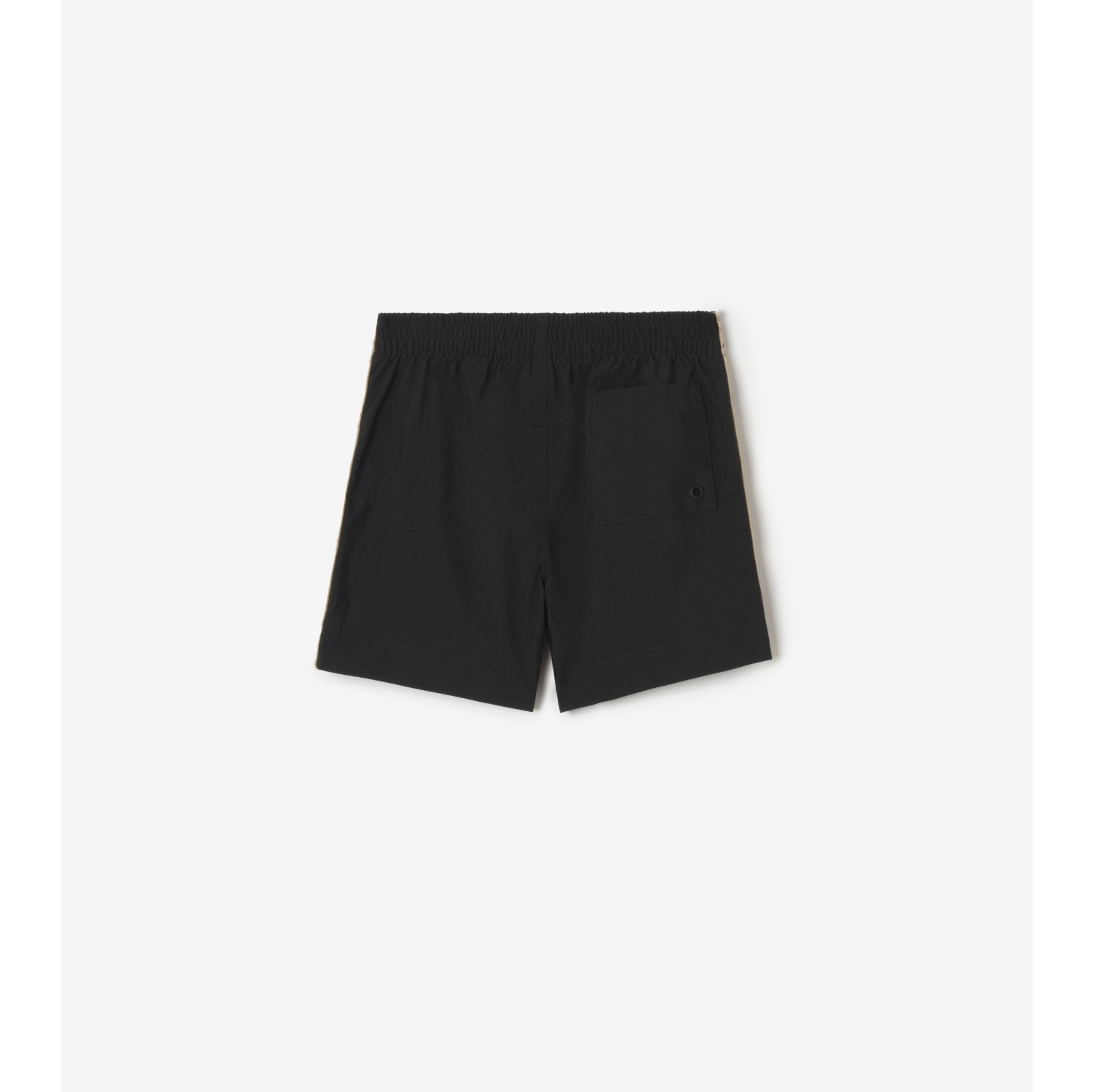 格纹装饰游泳裤