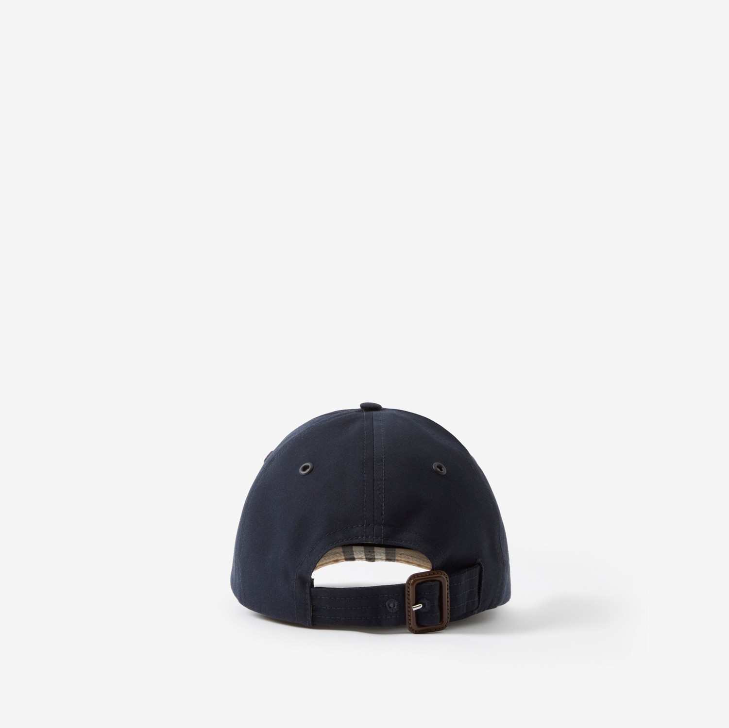 专属标识装饰嘎巴甸棒球帽 (煤蓝色) | Burberry® 博柏利官网