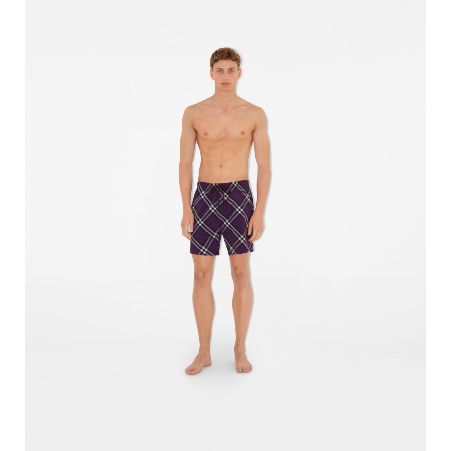 Schwimmshorts in Check