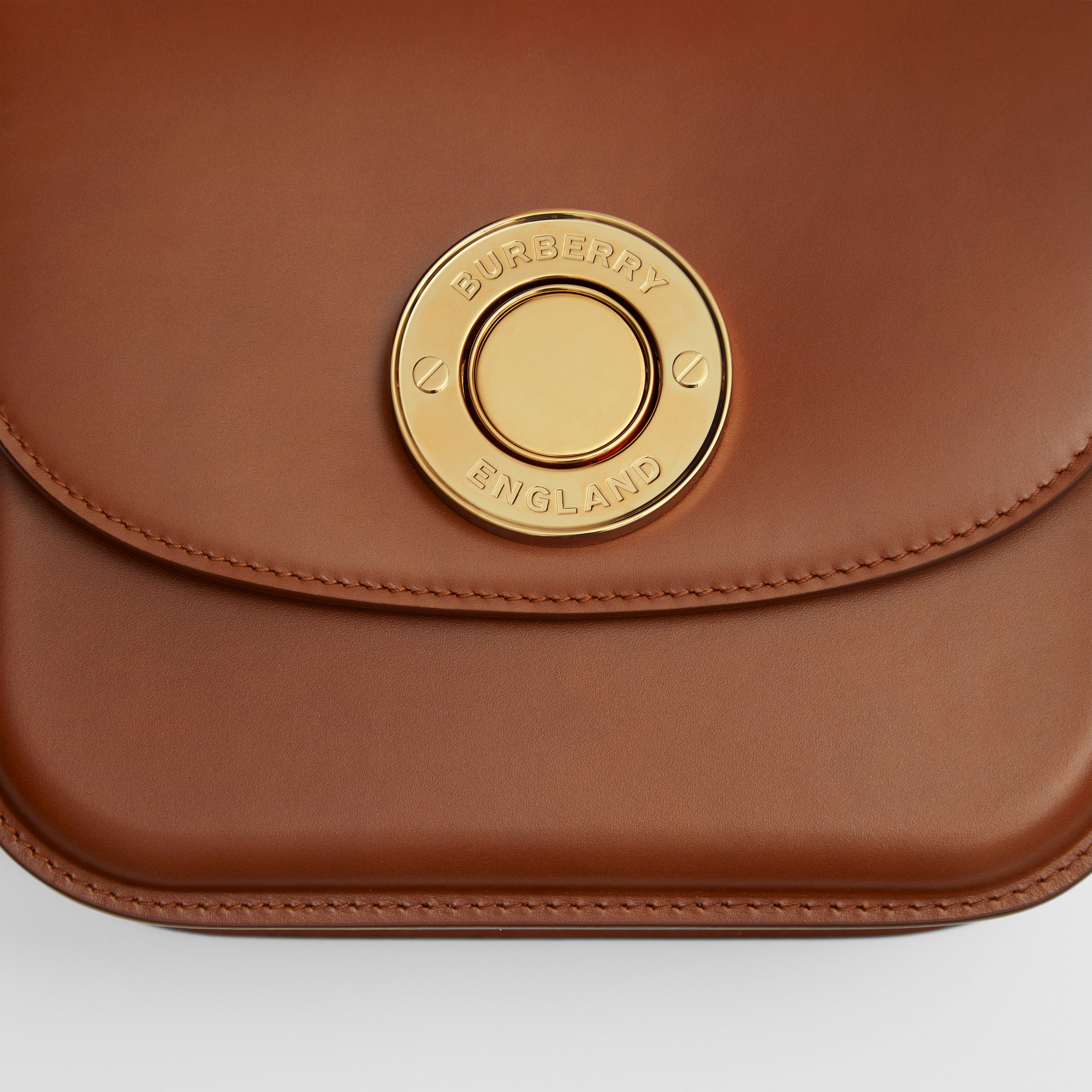 Leather Small Elizabeth Bag in Warm Tan - Women | Burberry® Official - 2